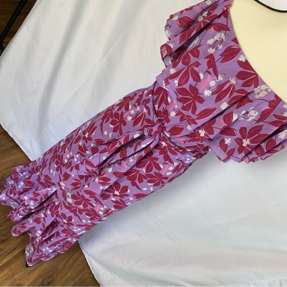 Sachin+Babi x Dillards Elizabeth Floral Off The Shoulder Tiered Maxi Dress 2 - Picture 3 of 16